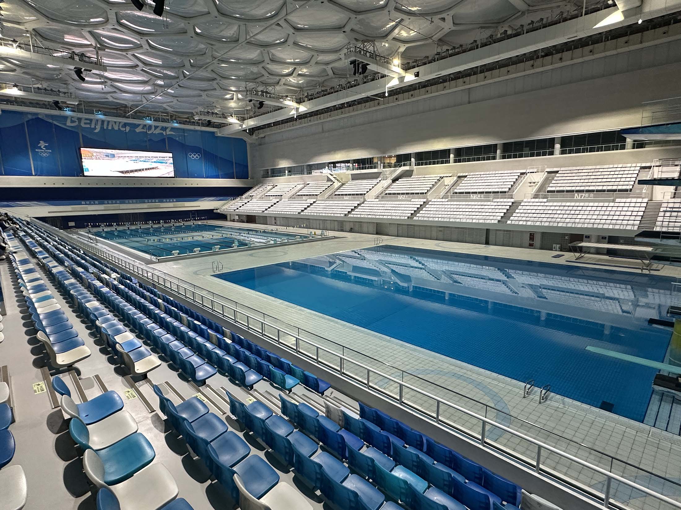 the photo of nora rubber flooring in National Aquatics Center (Water Cube) 16